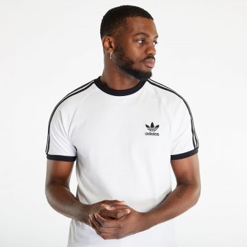 Tricou adidas 3-Stripes Short Sleeve Tee White