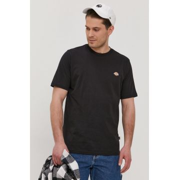 Dickies tricou bărbați, culoarea negru, material uni DK0A4XDBBLK-BLACK