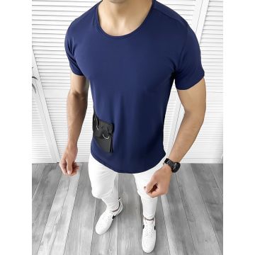 Tricou barbati bleumarin slim fit Vagabond B1949 P2-3.2