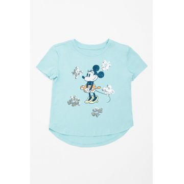 Tricou de bumbac cu imprimeu grafic