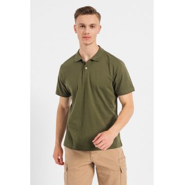 Tricou polo din bumbac organic