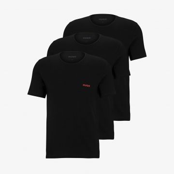 Tricou Hugo Boss Crew Neck Cotton T-Shirt 3-Pack Black