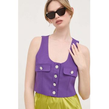 Morgan top femei, culoarea violet