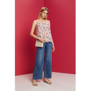 Top cu imprimeu floral