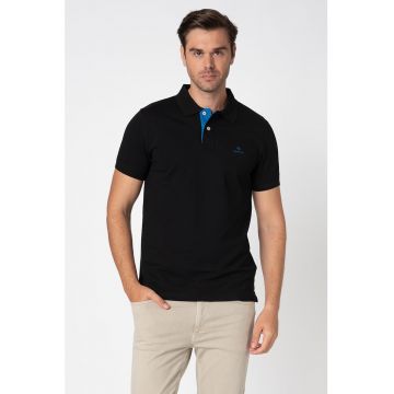 Tricou polo regular fit din pique