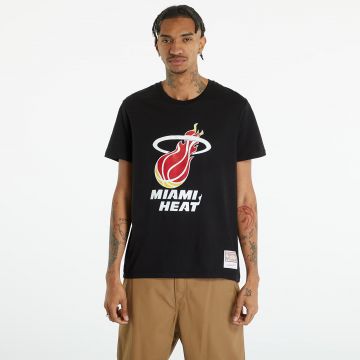 Tricou Mitchell & Ness NBA Team Logo Tee Miami Heat Black