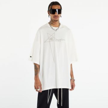 Tricou Rick Owens x Champion Tommy Short Sleeve Tee Milk