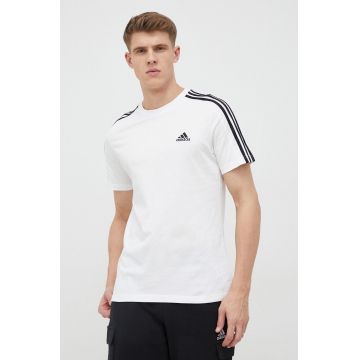 adidas tricou din bumbac culoarea alb, uni IC9336