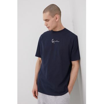 Karl Kani tricou din bumbac culoarea albastru marin, cu imprimeu