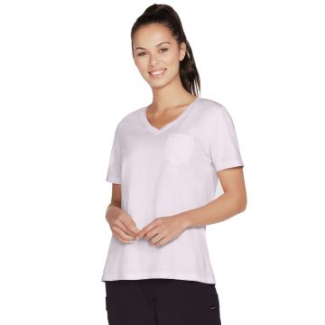 Tricou SKECHERS pentru femei DIAMOND WASH HATHA V - W1TS331PRLV