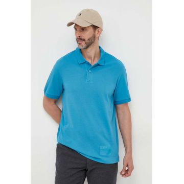 Armani Exchange polo de bumbac cu imprimeu