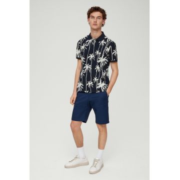 Tricou polo cu imprimeu tropical