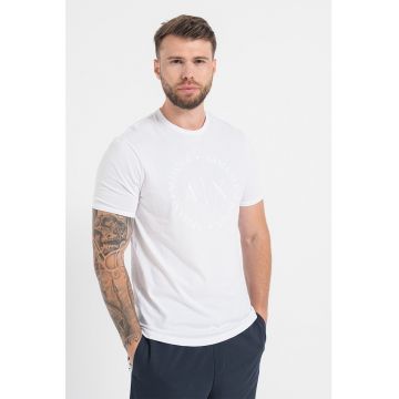 Tricou regular fit cu imprimeu logo