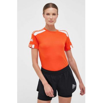 adidas Performance tricou de antrenament Squadra 21 culoarea portocaliu