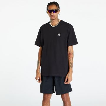 Tricou adidas Back+Front Trefoil Boxy Tee Black/ White