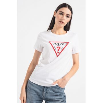 Tricou din bumbac cu imprimeu logo