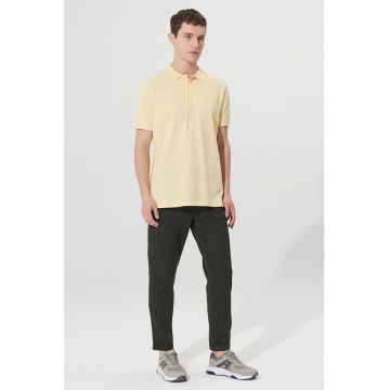 Tricou polo slim fit de bumbac