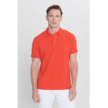 Tricou polo slim fit de bumbac