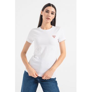 Tricou slim fit cu logo