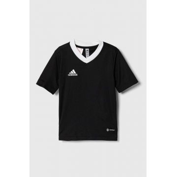 adidas Performance tricou copii ENT22 JSY Y culoarea negru, cu imprimeu