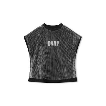 Dkny tricou copii culoarea gri