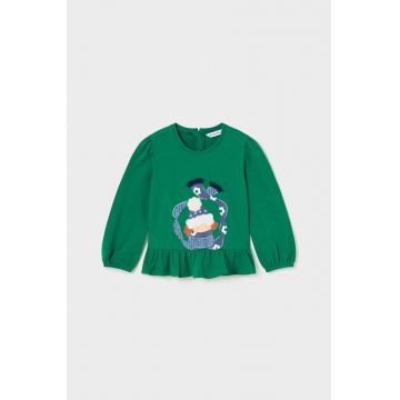 Mayoral longsleeve bebelusi culoarea verde