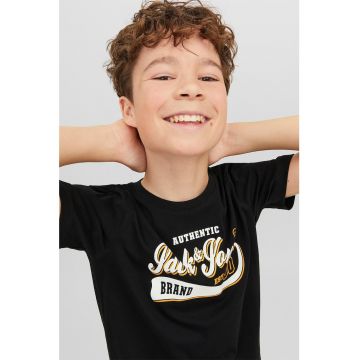 Tricou de bumbac organic cu imprimeu logo Elogo