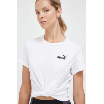 Puma tricou femei, culoarea alb 586776