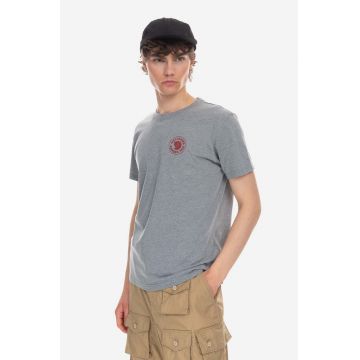 Fjallraven tricou culoarea gri, cu imprimeu F87313.051-51