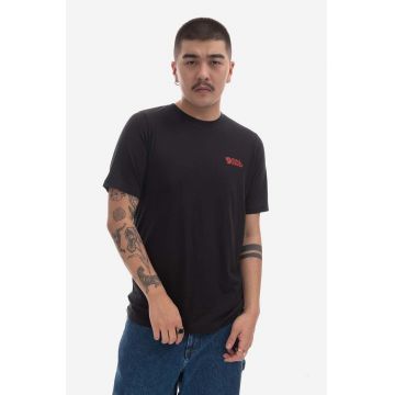 Fjallraven tricou culoarea negru, uni F86977.550-550