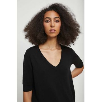 Medicine tricou femei, culoarea negru