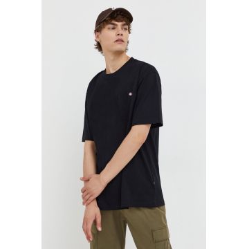 Dickies tricou din bumbac culoarea negru, neted