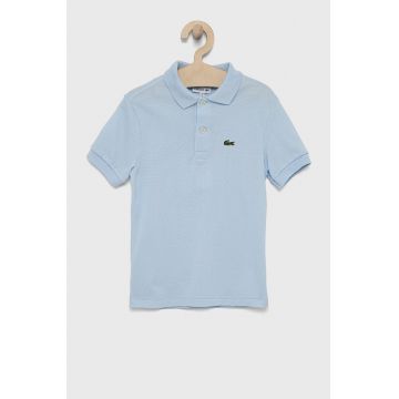 Lacoste tricouri polo din bumbac pentru copii neted