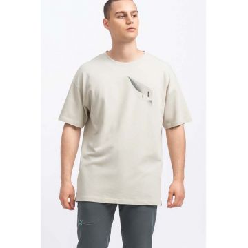 Tricou unisex supradimensionate cu maneci cazute