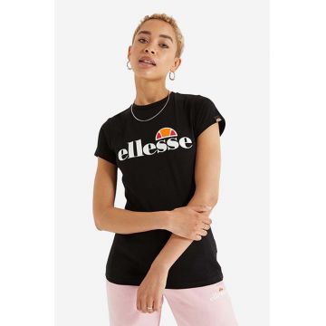 Ellesse tricou femei, culoarea negru SGK11399-WHITE