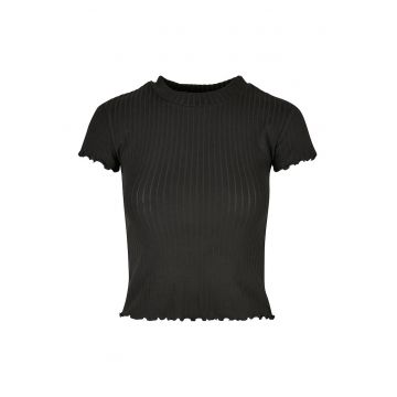 Tricou striat cu model uni