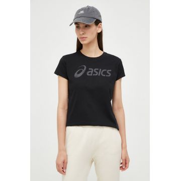 Asics tricou femei, culoarea negru