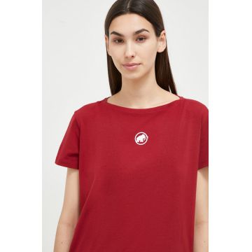 Mammut tricou Seon femei, culoarea bordo