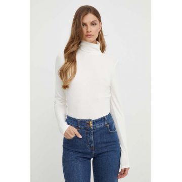 Notes du Nord longsleeve femei, culoarea bej, cu guler