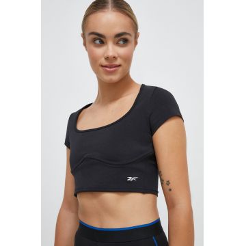 Reebok Classic tricou femei, culoarea negru