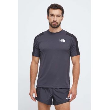 The North Face tricou sport culoarea negru, neted