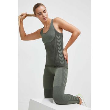 Hummel top de antrenament Clea culoarea verde