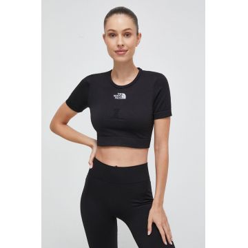 The North Face tricou de antrenament culoarea negru