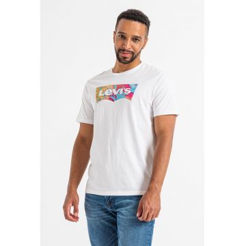 Tricou de bumbac cu imprimeu logo