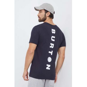 Burton tricou din bumbac barbati, culoarea negru, cu imprimeu