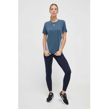 adidas Performance tricou de antrenament culoarea turcoaz