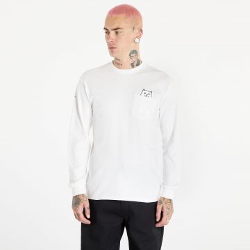 Tricou RIPNDIP Lord Nermal Long Sleeve Tee White