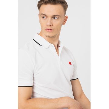 Tricou polo slim fit Deresino