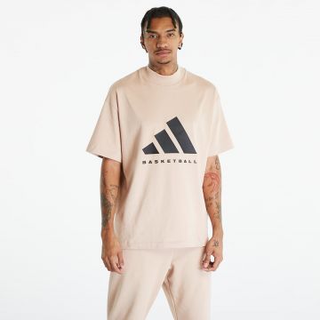 Tricou adidas Basketball Tee Ash Pearl