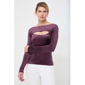 G-Star Raw longsleeve femei, culoarea violet